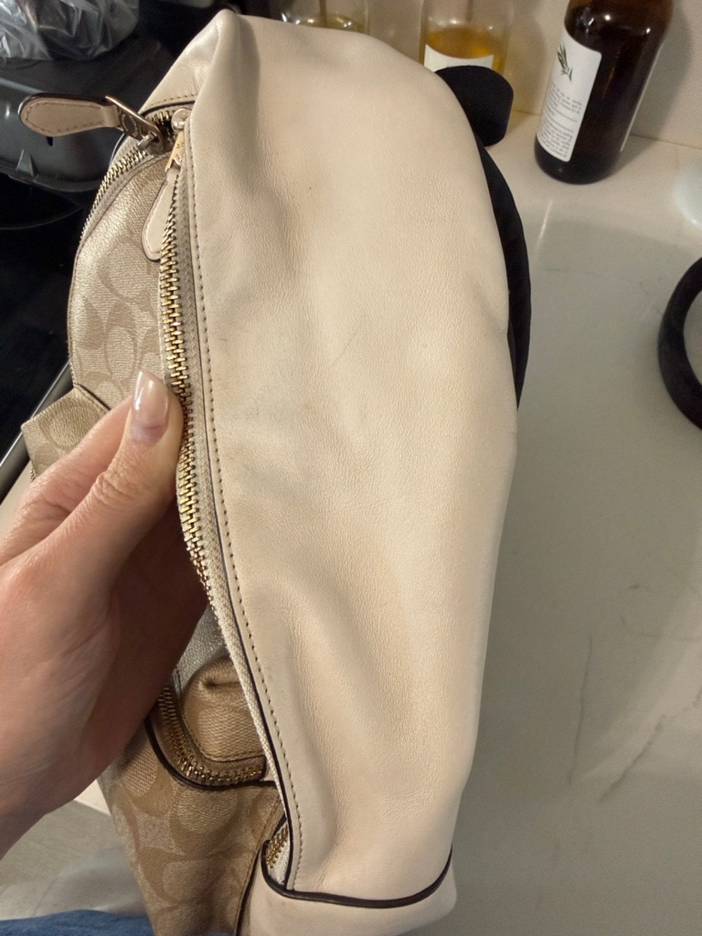 Coach Tan Signature Backpack - Picture 2 of 9